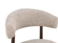 6x design eetkamerstoelen walnut - afbeelding 3 van  6