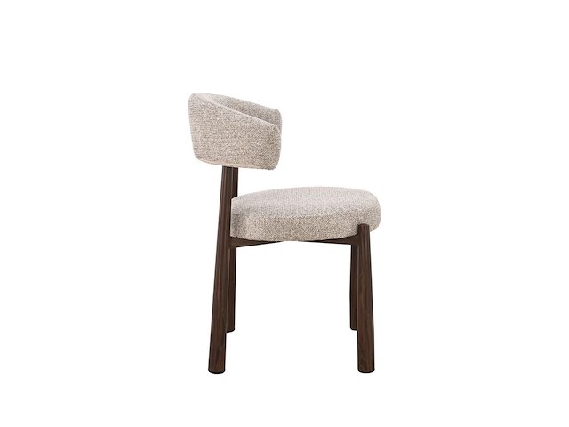 6x design eetkamerstoelen walnut - afbeelding 4 van  6