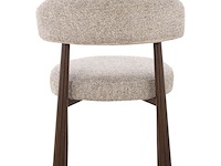6x design eetkamerstoelen walnut - afbeelding 5 van  6