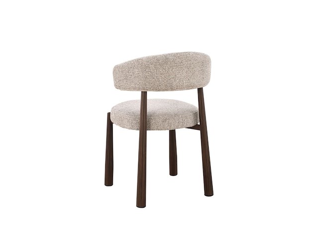 6x design eetkamerstoelen walnut - afbeelding 6 van  6
