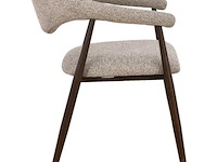 6x design eetkamerstoelen walnut - afbeelding 3 van  7