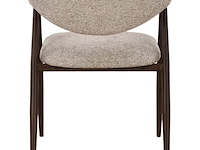 6x design eetkamerstoelen walnut - afbeelding 4 van  7