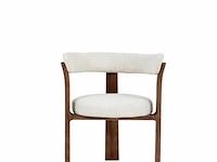 6x design eetkamerstoelen walnut - afbeelding 2 van  5