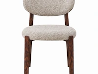 6x design eetkamerstoelen walnut - afbeelding 2 van  6