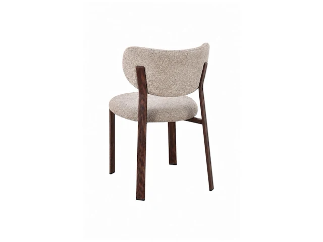6x design eetkamerstoelen walnut - afbeelding 4 van  6