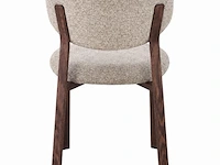 6x design eetkamerstoelen walnut - afbeelding 5 van  6