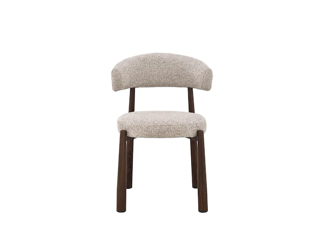 6x design eetkamerstoelen walnut - afbeelding 2 van  6