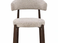 6x design eetkamerstoelen walnut - afbeelding 2 van  6