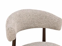 6x design eetkamerstoelen walnut - afbeelding 3 van  6