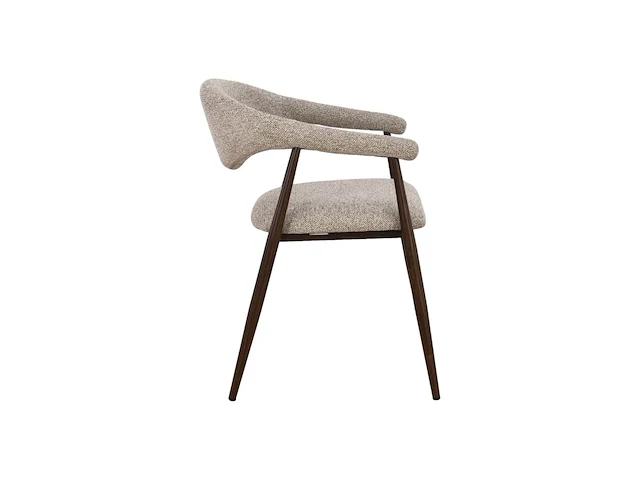 6x design eetkamerstoelen walnut - afbeelding 3 van  7
