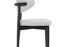 6x design eetkamerstoelen zwart - afbeelding 2 van  4
