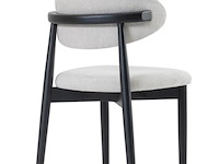 6x design eetkamerstoelen zwart - afbeelding 3 van  4