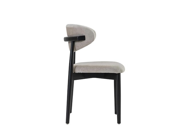 6x design eetkamerstoelen zwart - afbeelding 3 van  5