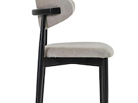 6x design eetkamerstoelen zwart - afbeelding 3 van  5