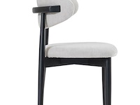 6x design eetkamerstoelen zwart - afbeelding 2 van  4