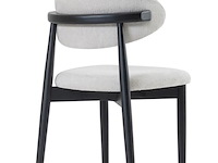 6x design eetkamerstoelen zwart - afbeelding 3 van  4