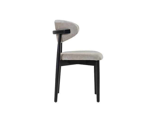 6x design eetkamerstoelen zwart - afbeelding 3 van  5