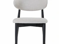 6x design eetkamerstoelen zwart