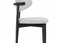 6x design eetkamerstoelen zwart - afbeelding 2 van  4