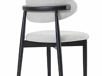 6x design eetkamerstoelen zwart - afbeelding 3 van  4