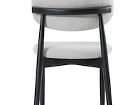 6x design eetkamerstoelen zwart - afbeelding 4 van  4