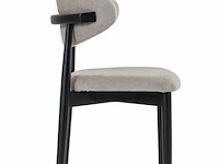 6x design eetkamerstoelen zwart - afbeelding 3 van  5
