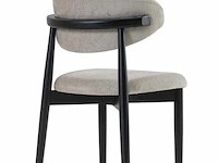 6x design eetkamerstoelen zwart - afbeelding 4 van  5