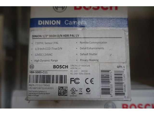 6x dinion camera bosch - afbeelding 2 van  2