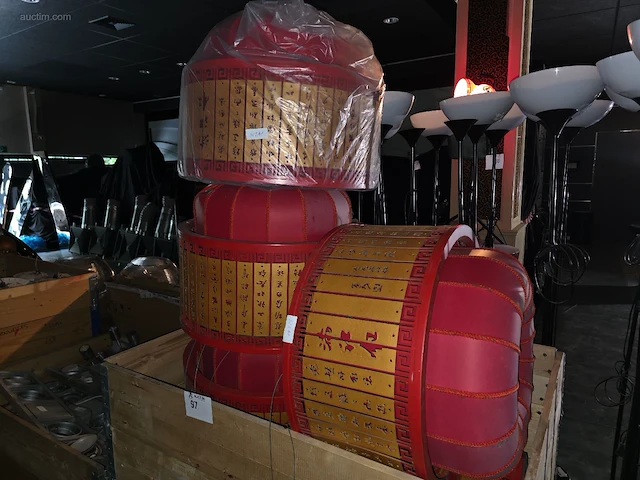 (6x) diverse chinese lampen - afbeelding 2 van  4