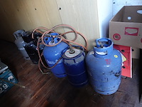 6x diverse gasfles - afbeelding 1 van  1