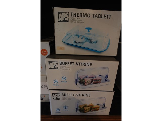 6x diverse vitrine displays aps - afbeelding 2 van  4