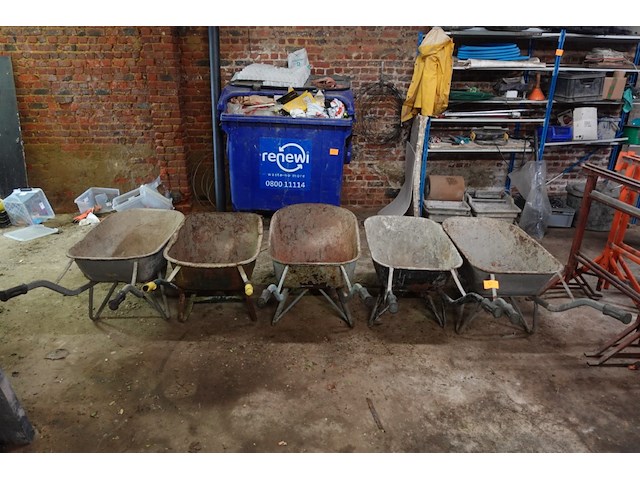 6x diversen kruiwagen - afbeelding 1 van  2