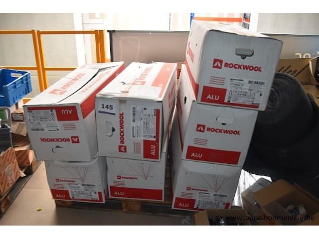 6x doos thermische isolatie, rockwool, 810, 35mm id, 40mm dikte, 1000mm lengte, alu - afbeelding 1 van  5