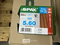 6x dozen spax vlonderschroeven 5x60 (100 st/doos) - afbeelding 2 van  2