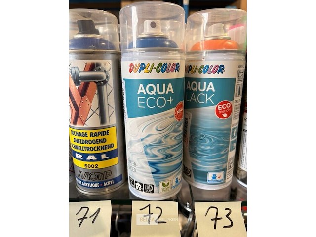 6x dupli-color aqualak oceaanblauw ral5010 350ml (houdbaar tot 2034) - afbeelding 1 van  2