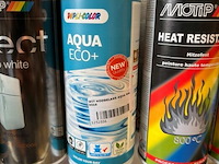 6x dupli-color aqualak wit hoogglans ral9010 350ml (houdbaar tot 2034) - afbeelding 1 van  2