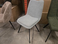 6x eetkamerstoel brink grey fabrics - afbeelding 1 van  4