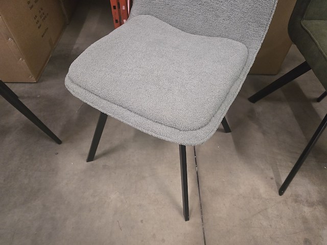 6x eetkamerstoel brink grey fabrics - afbeelding 3 van  4