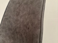 6x eetkamerstoel microfiber antraciet - afbeelding 3 van  3