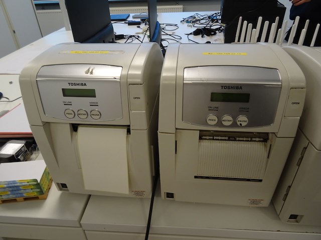 6x etikettenprinter toshiba - afbeelding 3 van  5