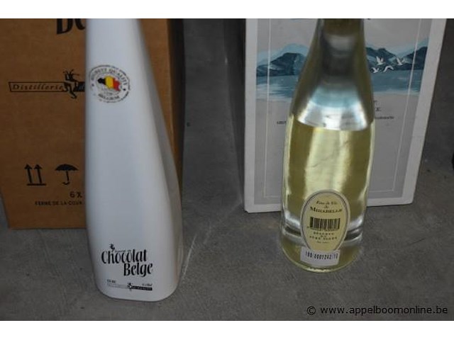 6x fles chocoladelikeur, chocolat belge, 70cl - afbeelding 2 van  2