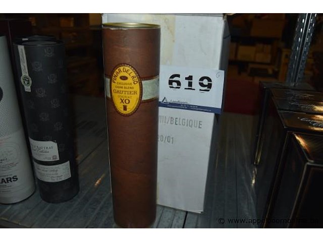 6x fles cognac, gautier, pinar del rio n°1 xo - afbeelding 1 van  3