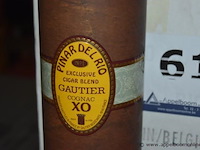6x fles cognac, gautier, pinar del rio n°1 xo - afbeelding 2 van  3
