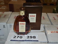 6x fles cognac, hine, rare vsop - afbeelding 1 van  3