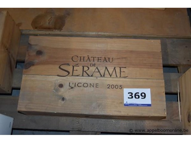 6x fles rode wijn, château de sérame, l'icone, corbières ac, 2005, 75cl - afbeelding 1 van  2