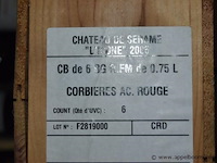 6x fles rode wijn, château de sérame, l'icone, corbières ac, 2005, 75cl - afbeelding 2 van  2