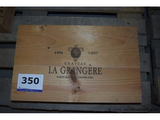6x fles rode wijn, chateau la grangere, saint-emilion grand cru, 1997, 75cl - afbeelding 1 van  2