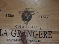 6x fles rode wijn, chateau la grangere, saint-emilion grand cru, 1997, 75cl - afbeelding 2 van  2