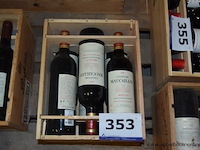 6x fles rode wijn, chateau maucaillou, moulis, 2007, 75cl - afbeelding 1 van  2