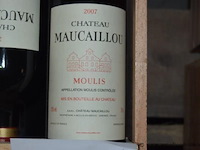 6x fles rode wijn, chateau maucaillou, moulis, 2007, 75cl - afbeelding 2 van  2